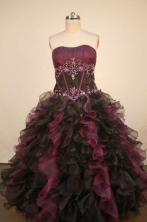 Gorgeous Ball Gown Strapless Floor-Length Quinceanera Dresses TD2468
