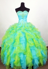 Luxuriously Ball Gown Sweetheart Floor-length Quinceanera Dress LHJ42708