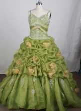 Luxury Ball gown Strap Floor-length Quinceanera   Dresses Style FA-W-r91