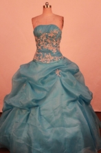 Gorgeous Ball Gown Strapless Floor-Length Quinceanera Dresses Style X042408