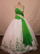 Beautiful Ball gown Sweetheart-neck Floor-length Quinceanera Dresses Style FA-C-001