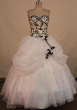 Beautiful Ball gown Sweetheart-neck Floor-length Quinceanera Dresses Style FA-W-403