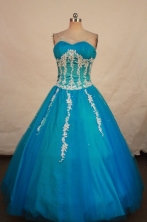 Beautiful Ball gown Sweetheart-neck Floor-length Quinceanera Dresses Style FA-W-411