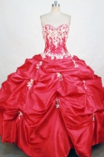 Elegant Ball gown Sweetheart neck Floor-Length Quinceanera Dresses Style FA-Y-54