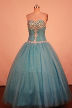 Exquisite Ball Gown Sweetheart Neck Floor-Lengtrh Quinceanera Dresses Style X0424102