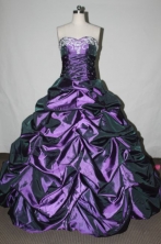 Exquisite Ball gown Sweetheart neck Floor-Length Quinceanera Dresses Style FA-Y-09
