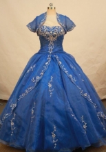 Gorgeous Ball gown Sweetheart-neck Floor-length Quinceanera Dresses Style FA-C-019