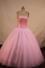 Popular Ball gown Strapless Floor-length Quinceanera Dresses Style FA-W-390