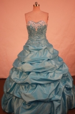 Beautiful Ball gown Sweetheart-neck Floor-length Quinceanera Dresses Style FA-W-328