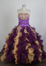 Exclusive Ball Gown Strapless Floor-length Quinceanera Dress LZ42610