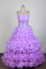 Exquisite Ball Gown Sweetheart Neck Floor-length Quinceanera Dress LZ42608