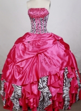 Gorgeous Ball Gown Strapless Floor-length Quinceanera Dress LZ426