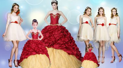 Trendy Pick Ups With Train Ball Gowns Sleeveless Wine Red Vestidos de Quinceanera Brush Train Lace Up