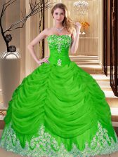  15th Birthday Dress Military Ball and Sweet 16 and Quinceanera with Lace and Appliques Sweetheart Sleeveless Lace Up