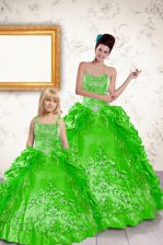  Pick Ups Ball Gowns Quinceanera Gowns Sweetheart Taffeta Sleeveless Floor Length Lace Up