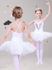 Admirable Lace Sleeveless Appliques Criss Cross Toddler Flower Girl Dress