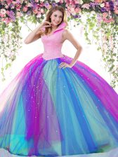 Pretty Floor Length Ball Gowns Sleeveless Multi-color Vestidos de Quinceanera Backless