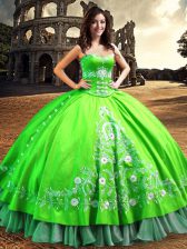  Off The Shoulder Lace Up Lace and Embroidery 15th Birthday Dress Sleeveless