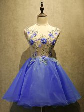 Custom Made Sleeveless Embroidery Lace Up Prom Party Dress