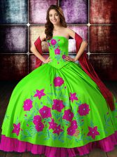 Dramatic Floor Length Ball Gowns Sleeveless Multi-color 15 Quinceanera Dress Lace Up