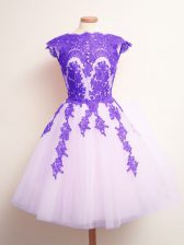  Mini Length Lace Up Court Dresses for Sweet 16 Multi-color for Prom and Party and Wedding Party with Appliques