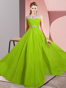  Sleeveless Chiffon Clasp Handle Homecoming Dress for Prom and Party