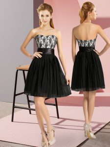 Popular Sleeveless Lace Zipper Prom Dresses