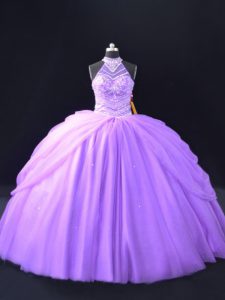  Sleeveless Floor Length Beading and Pick Ups 15 Quinceanera Dress