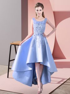 Glorious Sleeveless Lace Zipper Dama Dress