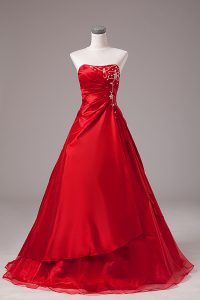 Adorable Floor Length Lace Up Quince Ball Gowns Wine Red for Sweet 16 and Quinceanera with Beading and Embroidery