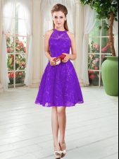  Purple Sleeveless Zipper Homecoming Dress for Prom and Party