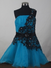 2012 Discount A-line One Shoulder Neck Mini-Length Prom Dresses Style WlX426138
