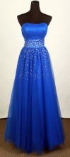 2012 Unique Empire Strapless Floor-Length Prom Dresses Style WlX426116 