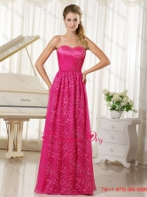 2016 Popular Hot Pink Leopard and Chiffon Sweetheart Beading Prom Dress JYF0241PSFOR