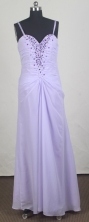 Discount Empire Straps Floor-length lilac Prom Dress LHJ42867