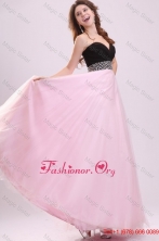 Empire Baby Pink Sweetheart Beading and Ruching Chiffon Prom Dress FFPD0832FOR