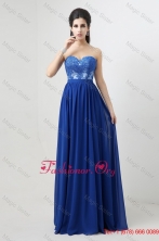 Spring Hot Sale Sweetheart Blue Prom Dresses with Appliques DBEE365FOR