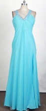 2012 Romantic Empire V- Neck Floor-Length Prom Dresses Style WlX42689