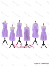 2016 Fall Custom Made Empire Prom Dresses with Ruching in Lavender DBEES084FOR