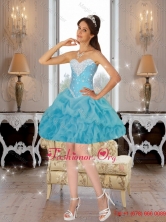 Baby Blue Pretty Sweetheart Prom Dresses with Beading SJQDDT81003FOR