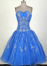 Cheap Short Sweetheart Mini-length Aqua Prom Dress LHJ42833