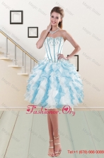 Fall Sweetheart Ruffled Prom Gown with Embroidery and Ruffles XFNAO056TZCFOR