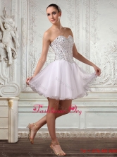 Lovely Short White Sweetheart Prom Dress with Beading TXFD091301PSFOR