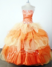 2012 Classical Ball Gown Strapless Floor-length Flower Girl Dress Style RFGDC044