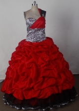 2012 Elegant Ball Gown One-shoulder Floor-length Flower Girl Dress Style RFGDC040