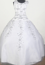 2012 Elegant Ball Gown Scoop Floor-length Little Gril Pagant Dress  Style RFGDC059