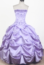 2012 Elegant Ball Gown Strapless Floor-length Little Gril Pagant Dress  Style RFGDC063