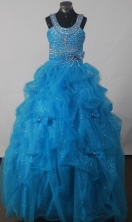 2012 Gorgeous Ball Gown Scoop Floor-length Flower Girl Dress Style RFGDC031