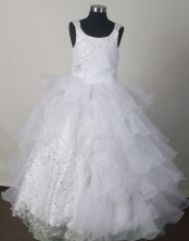 2012 Gorgeous Ball Gown Scoop Floor-length Flower Girl Dress Style RFGDC08