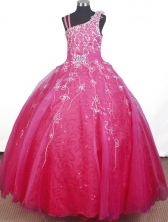 2012 Luxurious Ball Gown Strap Floor-length Little Gril Pagant Dress  Style RFGDC069